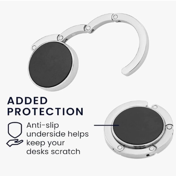 Assorted Crystal Scenery Foldable Handbag Purse Hook - Purse Table Hanger NEW - Picture 4 of 4